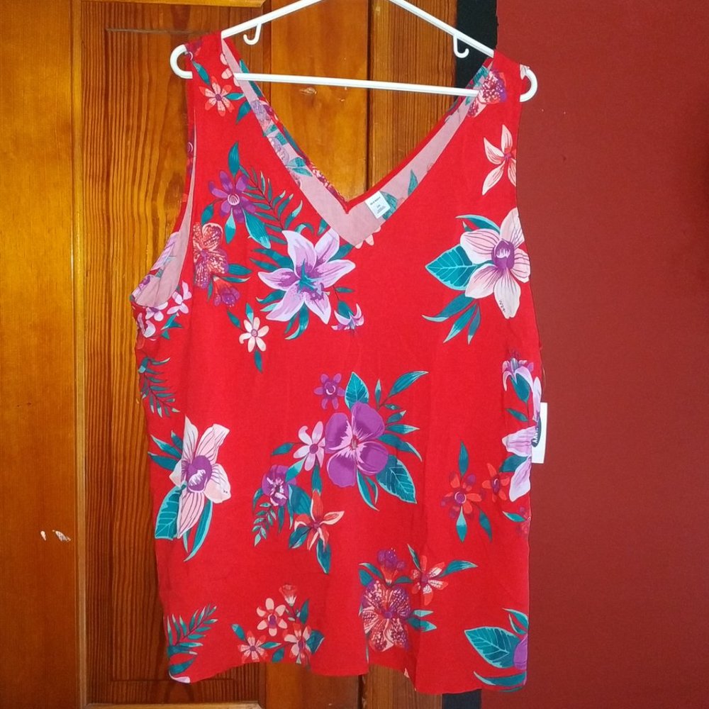 Old Navy women's floral blouse shirt